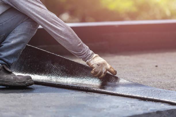Professional Waterproofing technician working in Washington Crossing, PA
